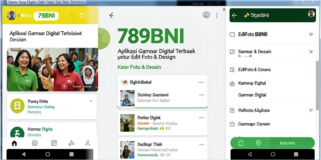 Tampilan antarmuka aplikasi 789BNI yang intuitif dan modern.