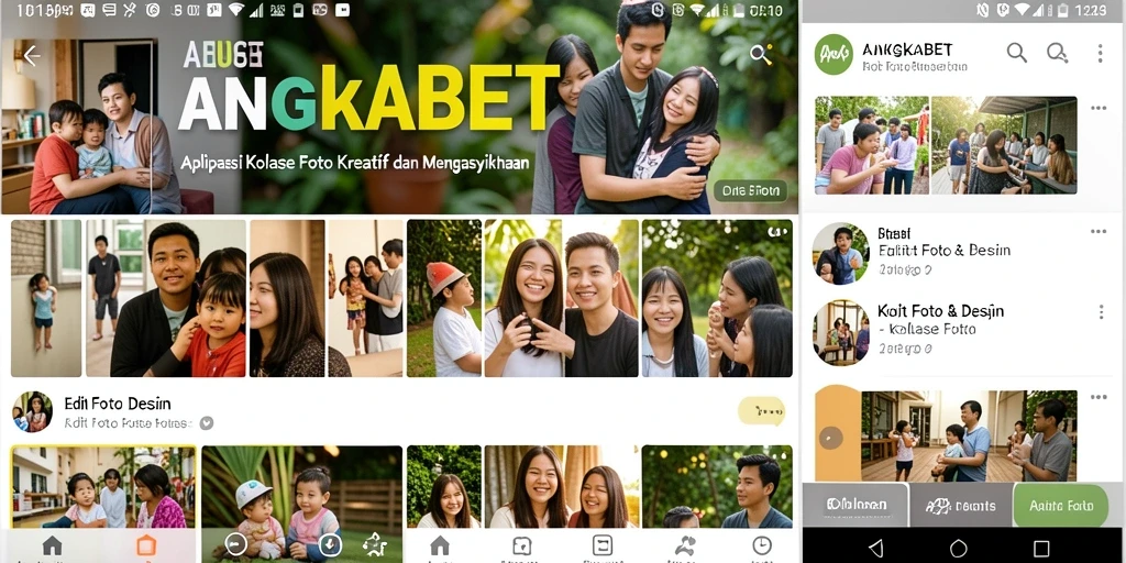 Antarmuka pengguna <strong>ANGKABET</strong> yang menampilkan berbagai alat kolase foto.